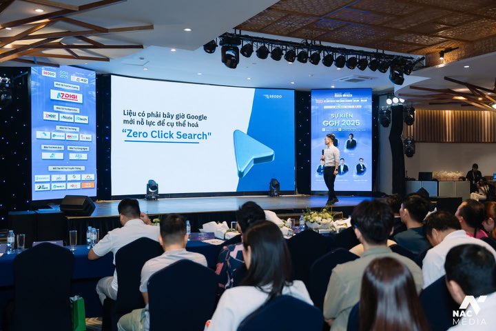 Phiên chia sẻ "Zero Click Search" trên sân khấu sự kiện GGH 2025